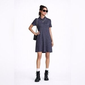 Bobeau High Neck Sweater Dress Cozy Plus Size Knit Midi NWT Size 2X‎